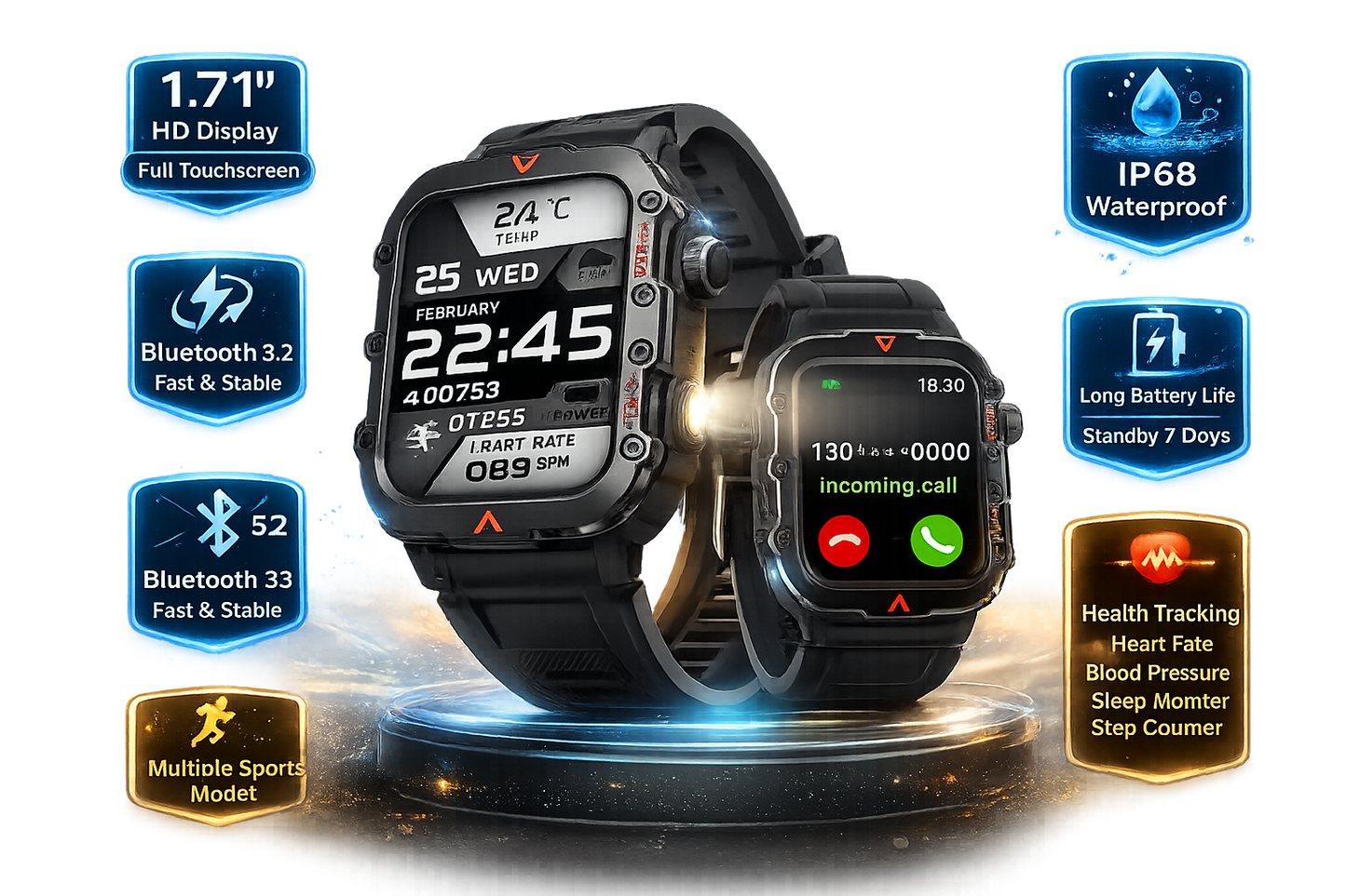 Reloj Digital Multitarea